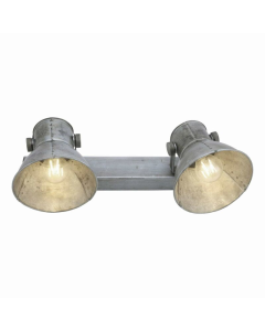 Paul Neuhaus Samia plafondlamp 2-lichts E27 industrieel metaal verstelbaar