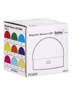 Bailey Magnetic Beacon LED RGBW 1.5W 120lm | Oplaadbaar middels USB-C