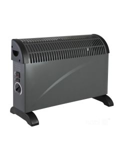 Kobi SONDO Turbo convector kachel - 750/1250/2000W - Zwart