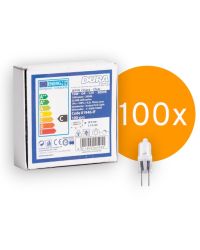 100 stuks Halogeen steeklamp G4 12V 10W Helder