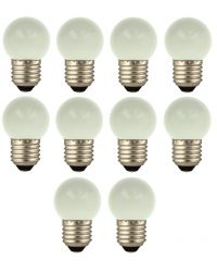 10 stuks Bailey LED Kogellamp E27 1W 70lm 2800K Kunststof Niet-Dimbaar P45