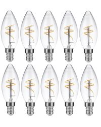 SPL LED kaarslamp E14 1.5W 150lm 2200K Helder 