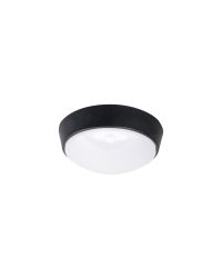 Integral LED Tough Shell Compact plafonnière met PIR sensor 10W 1100lm CCT 3000K/4000K/6000K IP65 IK10 zwart/wit