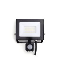 Integral LED Breedstraler 30W 4000K Koel Wit 3000lm Zwart IP65 met sensor