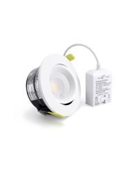Integral LED inbouwspot Wit 7W 840lm 55º | Instelbare Lichtkleur | zaagmaat 9.2cm | Dimbaar | IP65 | Kantelbaar