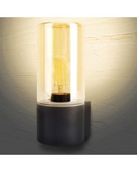 Integral wandlamp Winchester Donkergrijs  voor 1x E27 LED lamp