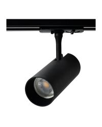 1-Fase Railspot Zwart Ø55x130mm | voor 1x GU10 lichtbron