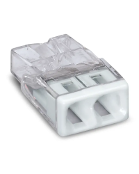 2273-202 PUSH WIRE® splicing connector; for solid conductors; max. 2.5 mm²