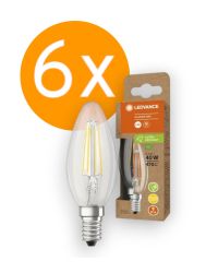 Ledvance LED kaarslamp E14 2.5W 470lm 2700K Helder  | Energielabel B