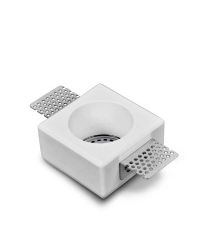 Ledmaxx Gips inbouwarmatuur rond verstelbaar Ø80mm GU10 max. 35W