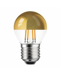 LEDmaxx LED kopspiegellamp goud E27 4W 360lm 2700K Niet-Dimbaar P45