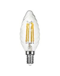 LEDmaxx LED kaarslamp gedraaid E14 4W 440lm 2700K helder dimbaar