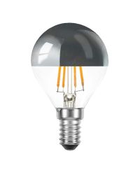 LEDmaxx LED kopspiegellamp zilver E14 4W 360lm 2700K Niet-Dimbaar