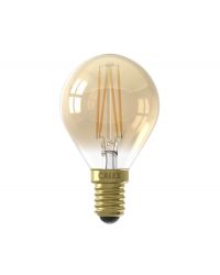 OP=OP Calex LED kogellamp E14 3.5W 250lm 2100K Goud dimbaar P45