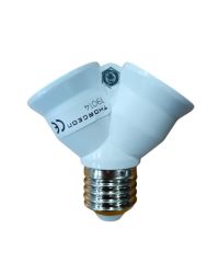 Thorgeon Lamphouder / Adapter E27 naar 2x E27 wit
