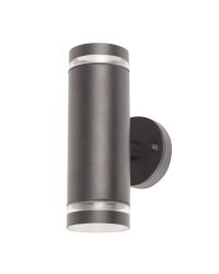 Integral wandlamp Antraciet  Up&Down voor 2x GU10 LED lamp (niet inbegrepen)