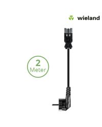 Wieland GST18/3P (3-polig) Netsnoer 2 meter 3×1.5mm2