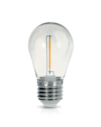 LED S14 filament lamp Laagvolt 24Vdc E27 2700K 0.042W