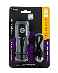 Technik TTX85 EDC LED Zaklamp – 850lm – Turbo Mode – Magnetisch – USB-C – 18650 Batterij