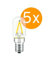Ledmaxx LED filament buislamp E14 1.5W 180lm 2700K helder 