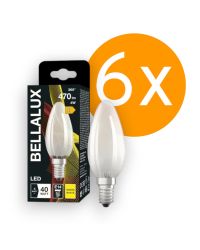 Bellalux LED kaarslamp E14 4W 470lm 2700K Mat 