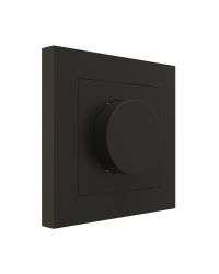 Dimmer afdekplaat Zwart geschikt voor enkele dimmers