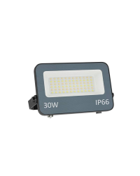 LED Floodlight Istos 30W – CCT-schakelaar 3000K/4000K/6500K – IP66 – Grijs – 3000lm