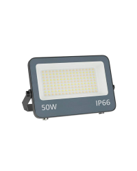 LED Floodlight Istos 50W – CCT-schakelaar 3000K/4000K/6500K – IP66 – Grijs – 5000lm