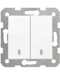 Viko Wisselschakelaar Dubbele Schakelaar Wit Karre-Meridian