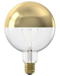 OP=OP Calex LED Kopspiegel Goud G125 E27 4W 200lm 1800K dimbaar Ø12.5cm | Beste kleurweergave