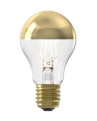 OP=OP Calex LED A60 Kopspiegel Goud E27 4W 180lm 1800K dimbaar | Beste kleurweergave