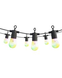 Calex smart outdoor party string light RGB + Instelbare Lichtkleur 10 meter