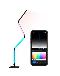 Calex Smart vouwbare LED vloerlamp 24W 1000lm RGBW | Tuya Wi-Fi