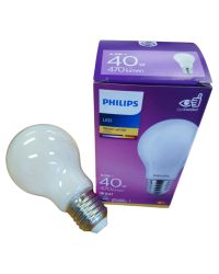 OP=OP Philips LED lamp E27 4.5W 470lm 2700K Mat Niet-Dimbaar A60