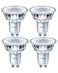 4 stuks Philips LED GU10 3.5W/840 Koel Wit 36º 275lm Niet-Dimbaar Ø5cm