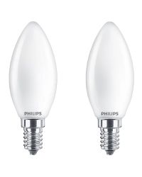 Philips LED kaarslamp E14 4.3W 470lm 2700K Mat 