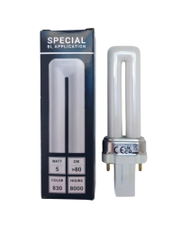 SL Spaarlamp 2-pins PL-S 5W/830/2P | G23