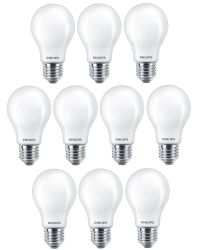 10 stuks Philips LED lamp E27 5.9W 806lm 2700K Mat Dimbaar | Beste kleurweergave