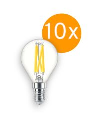 10 stuks Philips LED Kogellamp E14 5.9W/927-922 806lm Helder DimTone | Beste kleurweergave