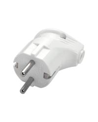 Viko herbedraadbare stekker wit met randaarde