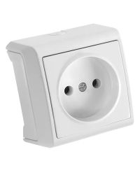 Viko by Panasonic Vera Wit Enkel Stopcontact – Opbouw