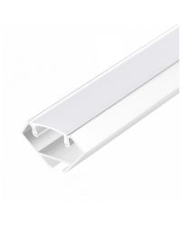 Kobi LED hoekprofiel N01 wit 1 meter met opale afdekkap