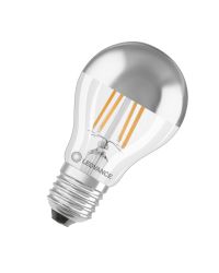 Ledvance LED kopspiegellamp zilver E27 6.5W 650lm 2700K  