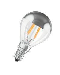 Ledvance LED kopspiegellamp zilver E14 4W 350lm 2700K 