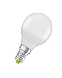 Ledvance LED kogellamp E14 4.9W 470lm 2700K  | Gerecycled kunststof