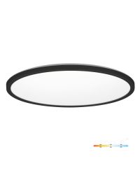 LED Plafondlamp NIVERA CIRCLE 32W Zwart - IP54 - 3CCT 3000K/4000K/6000K