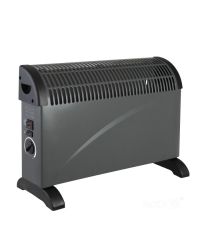 Kobi SONDO Turbo convector kachel - 750/1250/2000W - Zwart