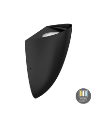 LED Wandlamp Daphnis 8W Instelbare lichtkleur  Zwart 