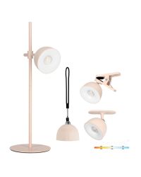 Bureaulamp LED ORBI 2.5W - Dimbaar met CCT-schakelaar - Roze - Laitica