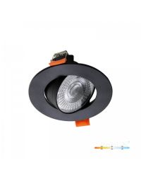 Kobi Downlight LED BRINO 3/5/7W 3CCT Zwart - Instelbaar Vermogen & Lichtkleur | Zaagmaat 75mm